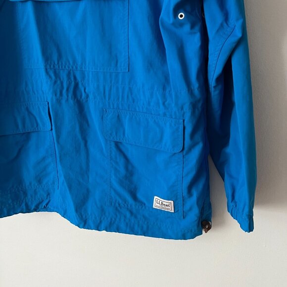 L.L. Bean Men's Mountain Classic Anorak Windbreaker Jacket Blue Size M - Picture 2 of 8